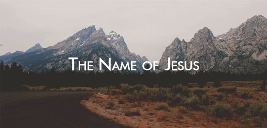 name of Jesus